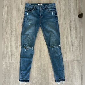 GRLFRND Ripped Stretchy Skinny Jeans